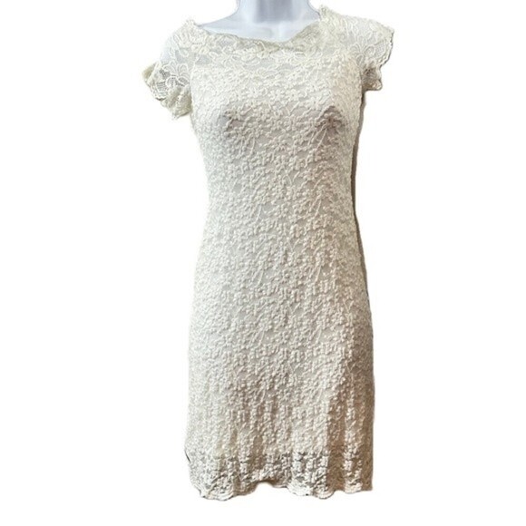 Rags To Wishes Floral Lace‎ Dress Size Medium - Picture 3 of 16